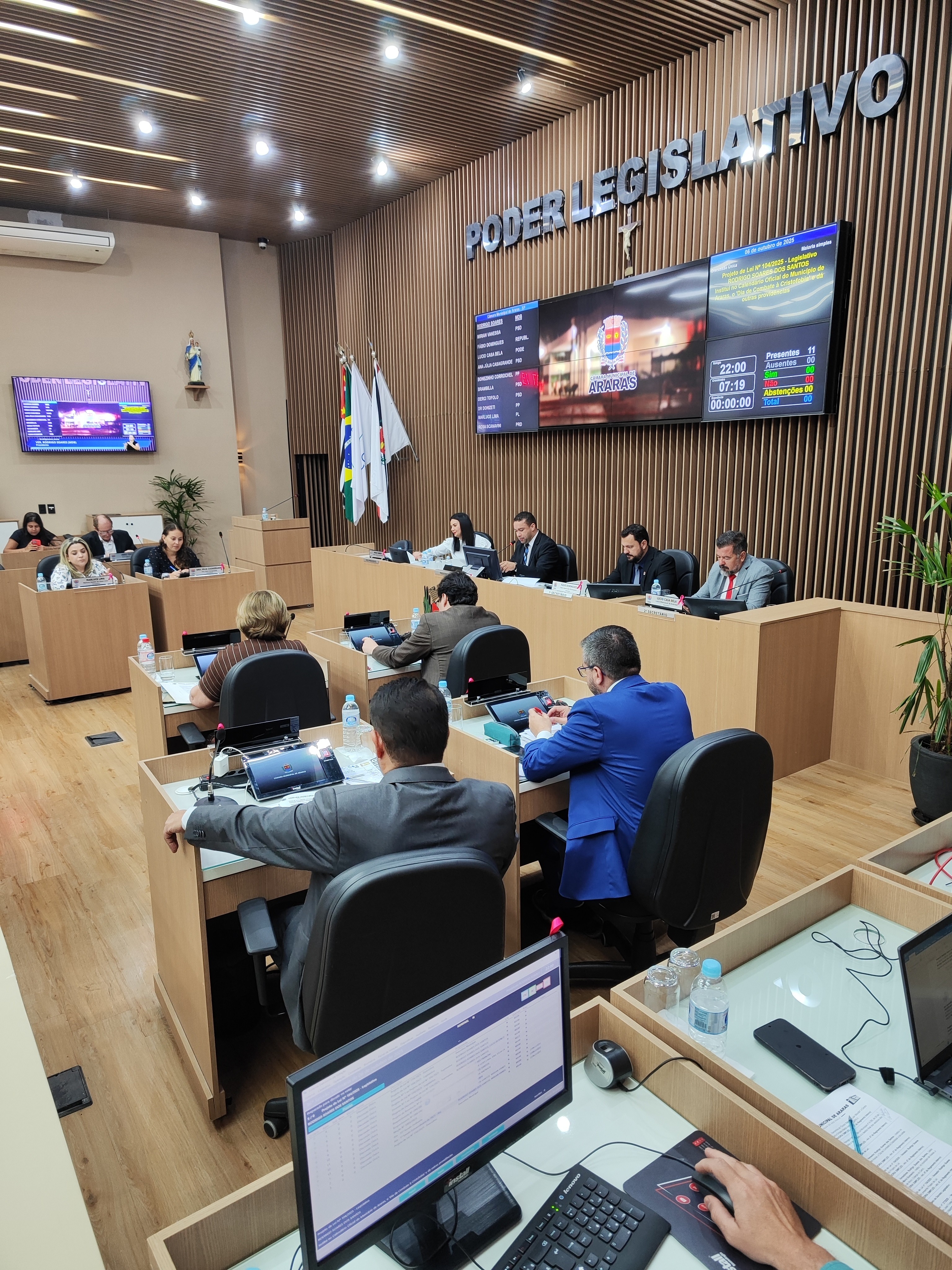 Visualize fotos 06/10/2025 36ª Sessão Ordinária