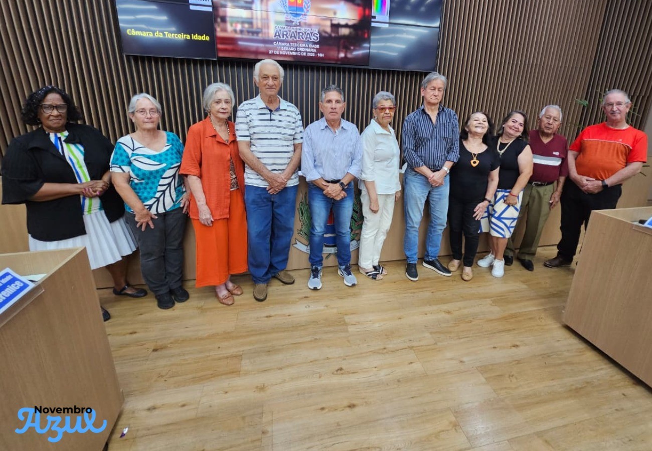 1ª Sessão Ordinária da Câmara da Terceira Idade acontece no Plenário
