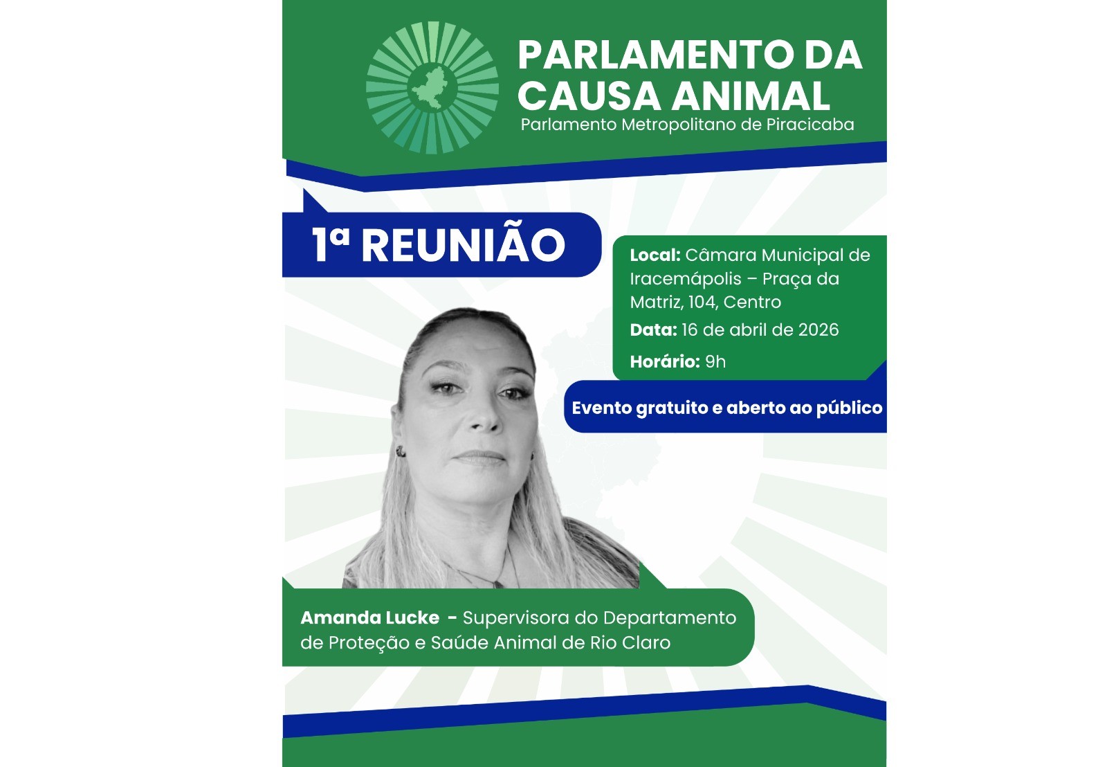 Primeira reunião da Comissão da Causa Animal do Parlamento de Piracicaba acontece na Câmara de Iracemápolis 